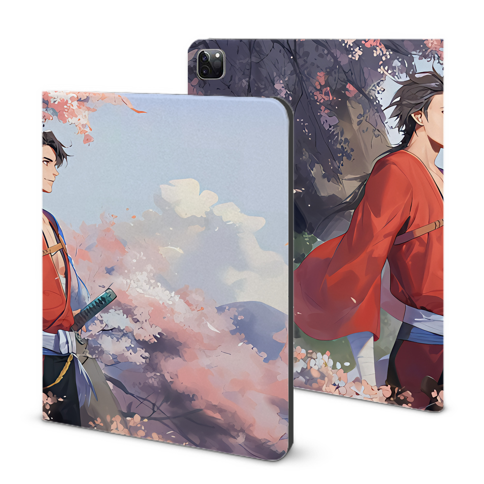 （画像用） 刀剣乱舞 Touken Ranbu IPad ケース ブック型 PUレザー TPU 耐衝撃 軽量 薄型 ペン収納なし 全面保護 IPad 各モデル対応
